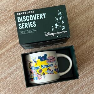 Starbucks Disney Collection Magic Kingdom Mug with Multicolor Design